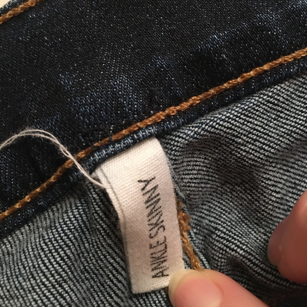 rag & bone Raw Hem Ankle Skinny Jeans - Picture 10 of 10